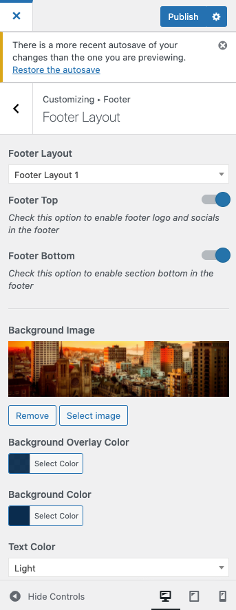 Footer main