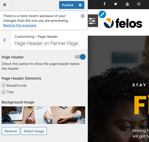 Page header Partner